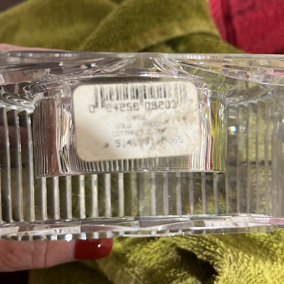 Waterford clock,very heavy glass piece - Picture 3 of 3